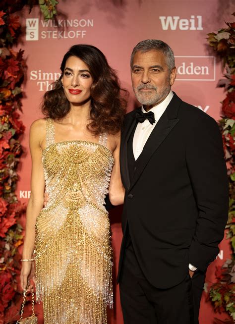 amal clooney versace gown|george Clooney and amal.